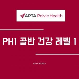 골반 건강 레벨 1 과정 (Pelvic Health level 1, PH1)